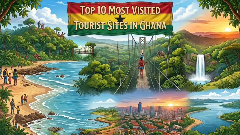 Top 10 Most Visited Tourist Sites in Ghana