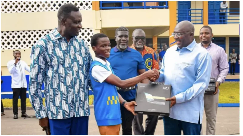Distribution of 1 Student 1 Tablet Project Starts at Opoku Ware SHS