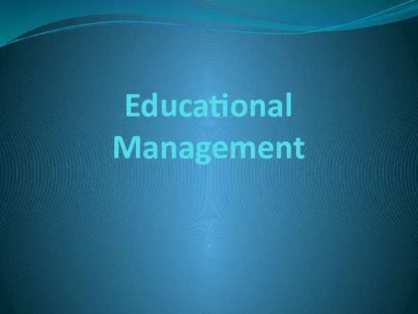 a photo of educational management
