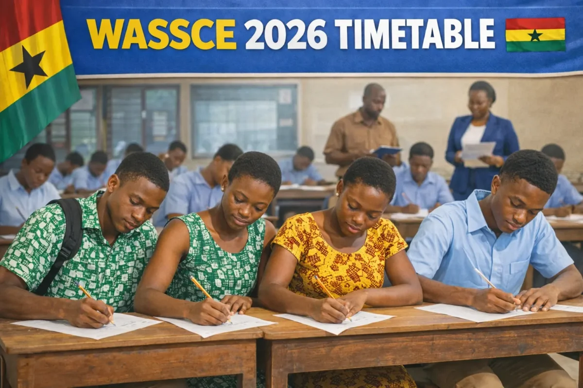 2026 WASSCE Timetable image