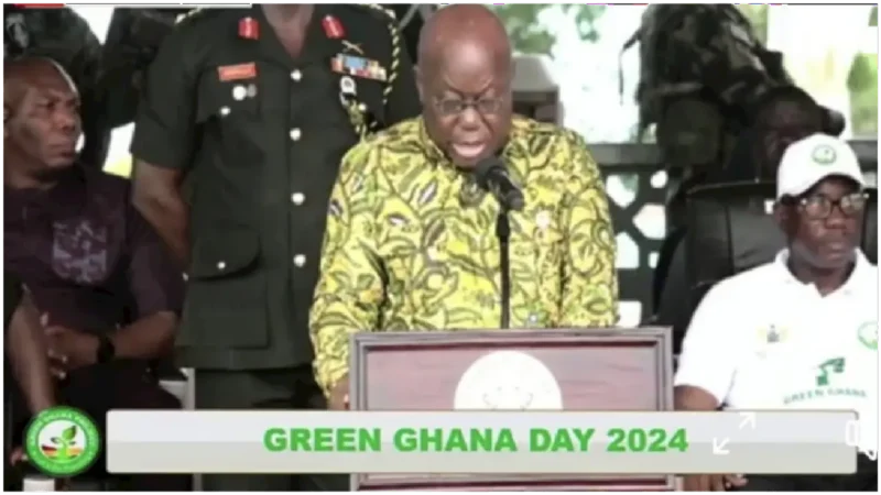 Picture of Akufo-Addo at Green Ghana Day