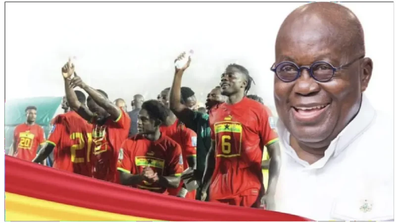 President Akufo-Addo’s Message of Congratulations to the Black Stars