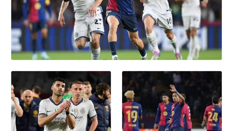 Barcelona and Inter Milan 3–3 Thriller in Champions League Semi-Final