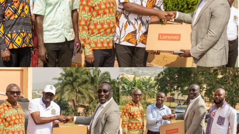 The DCE of Sekyere-Kumawu District, Hon. Kwasi  Amankwaa Distributes BSTEM Kits to 11 Junior High Schools to Strengthen STEM Education