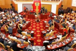 Picture on Alban Bagbin Declaring Four Seats in Parliament Vacant