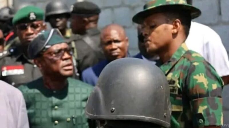 Viral Video: Young Nigerian Soldier, Yerima Boldy Faces Minister Wike in Heated Abuja Encounter