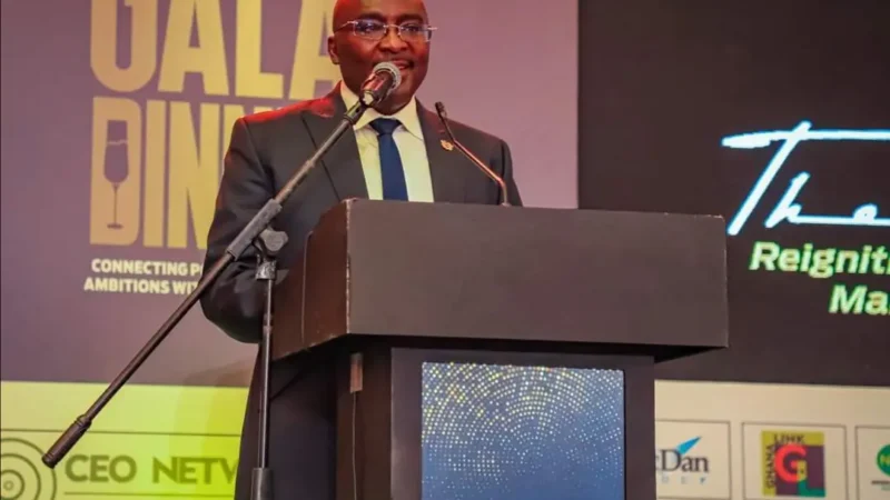 Dr. Bawumia Shares His Policies at the CEOs’ Presidential Manifesto Gala in Accra