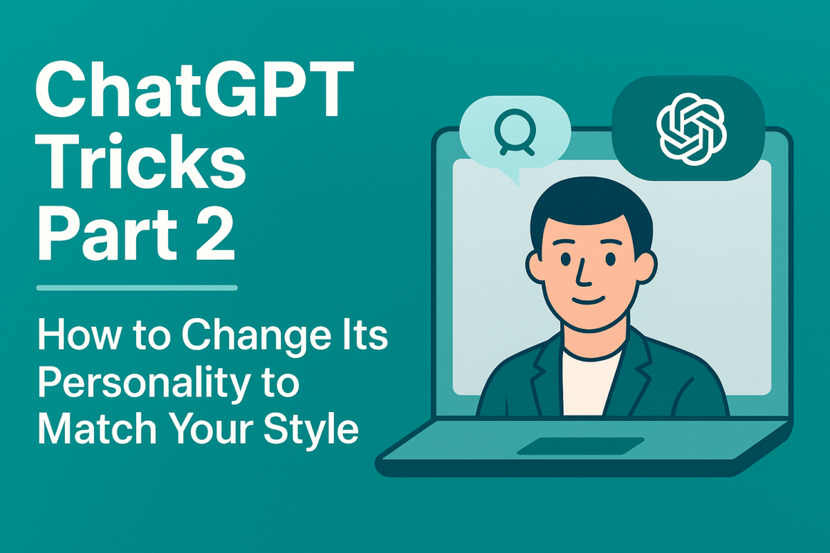 ChatGPT tricks tutorial how to change personality settings