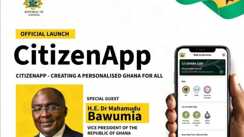 Dr. Bawumia to Launch the Citizen App on Monday, October 7