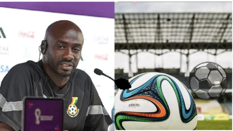 Picture Coach Otto Addo meeting the Press on 2025 AFCON