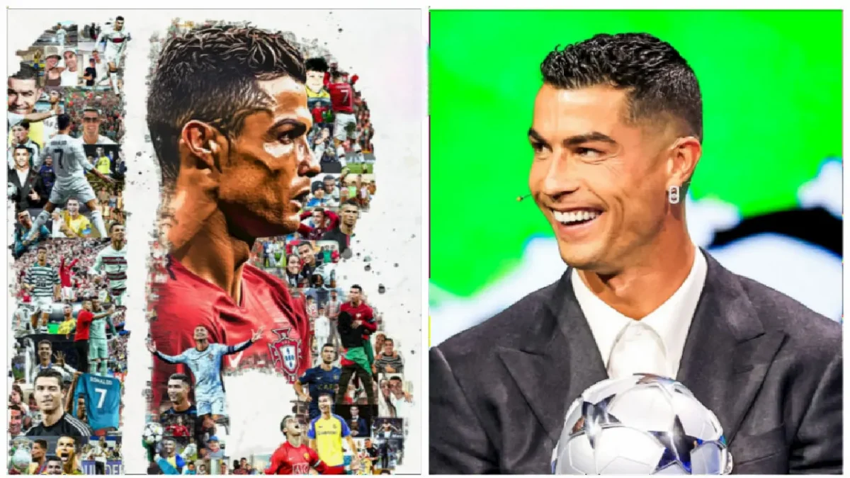 Picture of Cristiano Ronaldo on his 1 Billion Followers