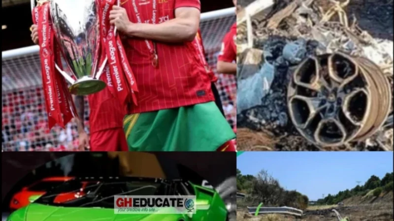 Liverpool Super Star, Diogo Jota & Brother Dies in A Gory Accident