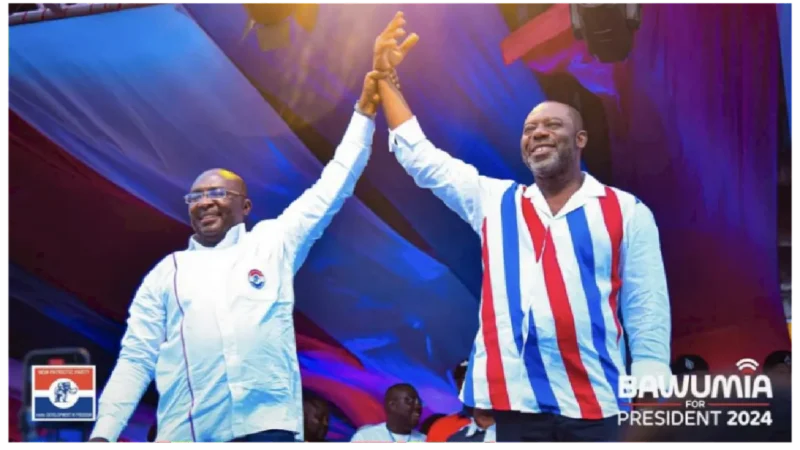 Picture of Dr. Bawumia and Dr. Opoku Prempeh