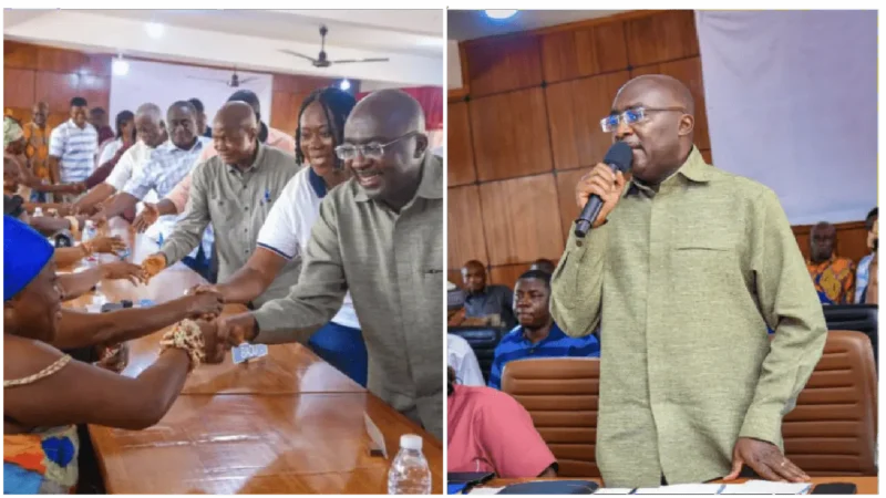 Bawumia Pledges to Involve Traditional Leaders in Bono Region in Licensing of Miners as the Next President