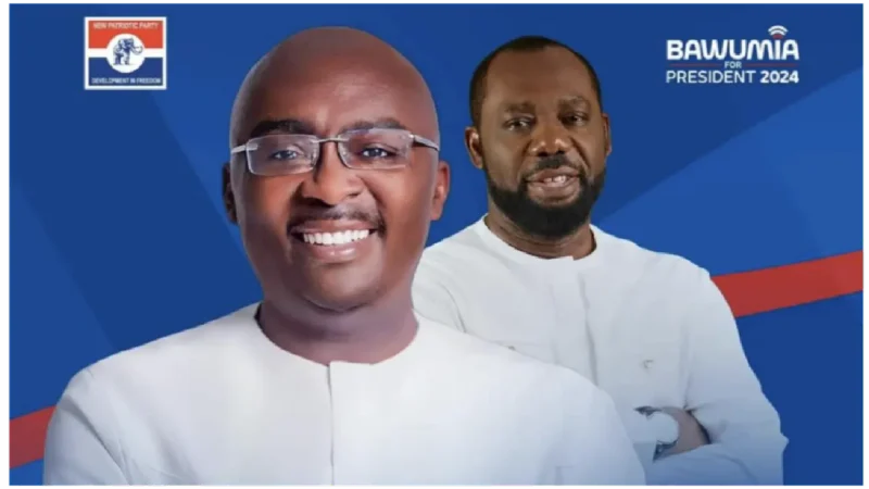 Picture of Dr. Matthew Opoku Prempeh as Dr. Bawumia's running mate