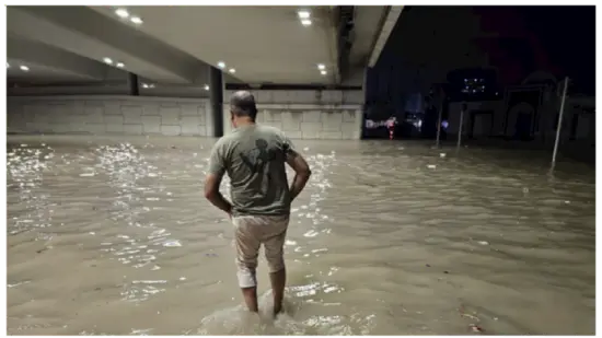 picture of Dubai Airport flood at your view