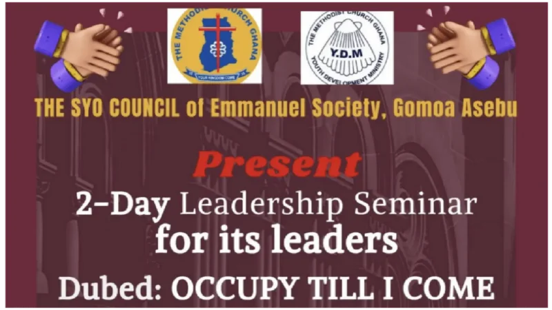 2-Day Leadership Seminar for MYF Leaders of Emmanuel Society, Gomoa Asebu-Winneba