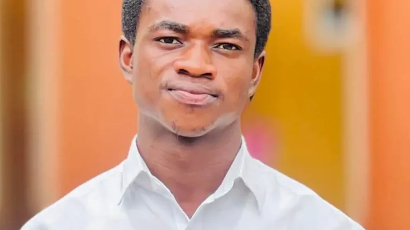 Picture of Ennin Mensah Joseph as the Social Media Admin at KNUST