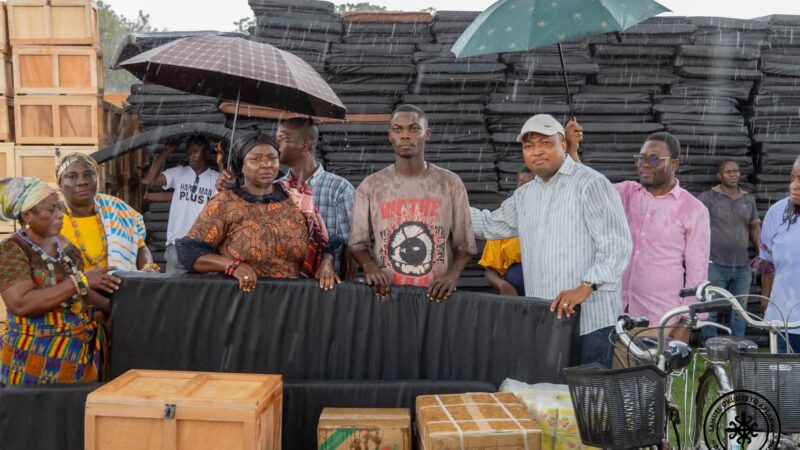 Okudzeto Ablakwa Donates 2,269 Mattresses, Chop Boxes and Other Materials to 2026 BECE Candidates