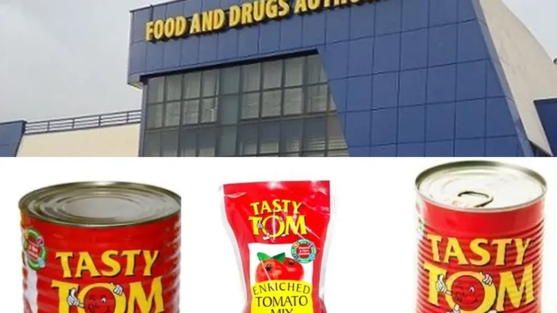 FDA Suspends Tasty Tom Tomato Mix Production Over Safety Concerns