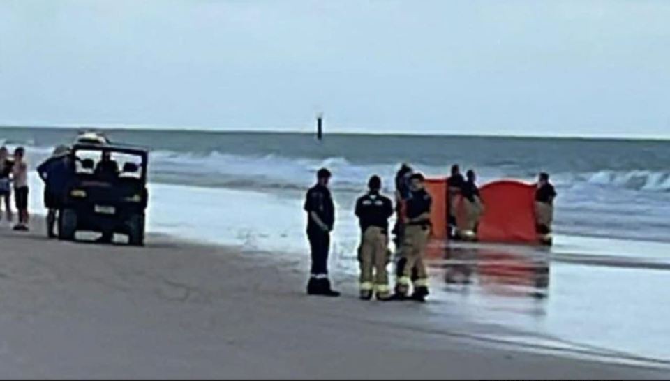 First-responders-rushed-to-help-the-girl-suffering-from-a-serious-shark-bite