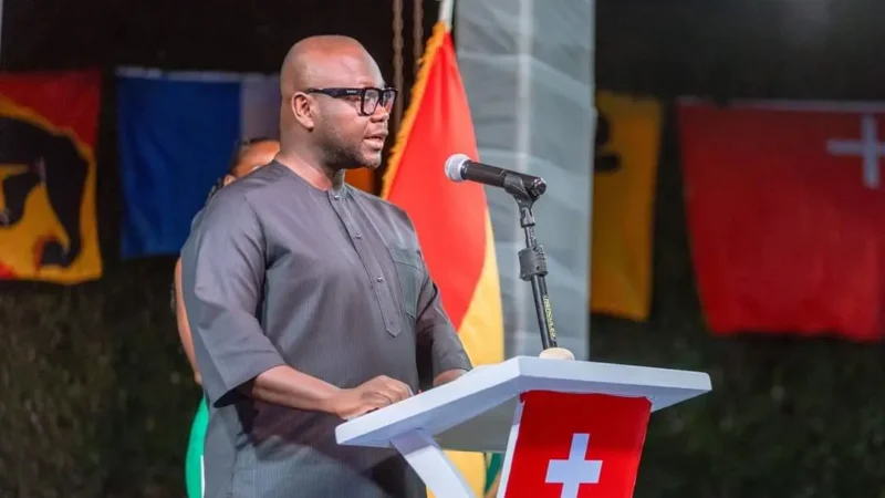 Picture of Francis Asenso-Boakye at the 733rd National Day of Swiss Confederation