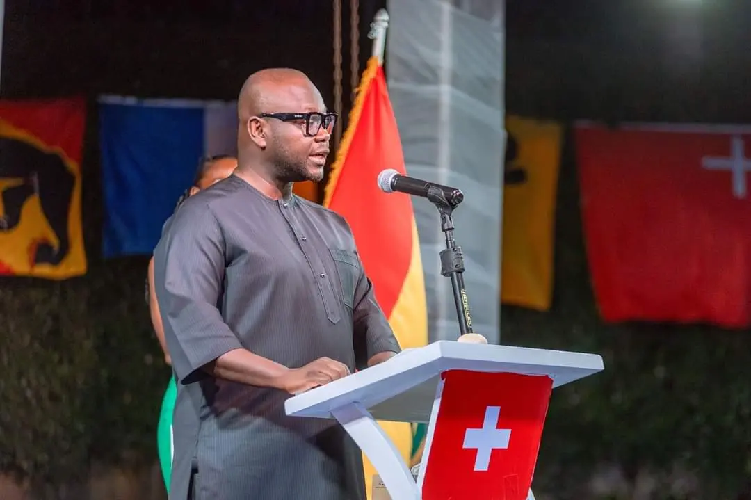 Picture of Francis Asenso-Boakye at the 733rd National Day of Swiss Confederation