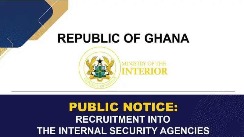 Ghana Security Services Opens 2025 Recruitment: Apply Now