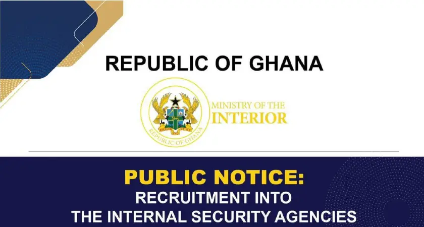 Ghana Security Services Recruitment 2025 image