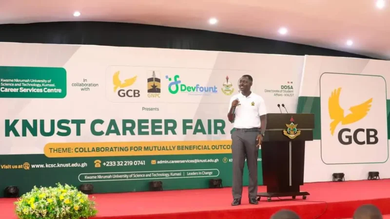 Picture of GNPC Career Fair at KNUST