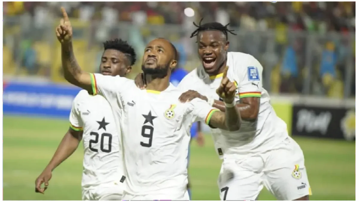 Picture of Ghana Black Stars win against Central African Republic