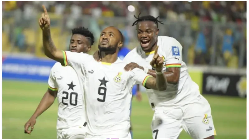 Picture of Ghana Black Stars win against Central African Republic