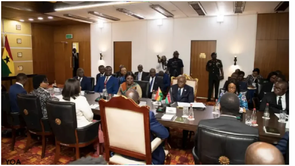 picture of Ghana and Kenya bilateral MoU engagement