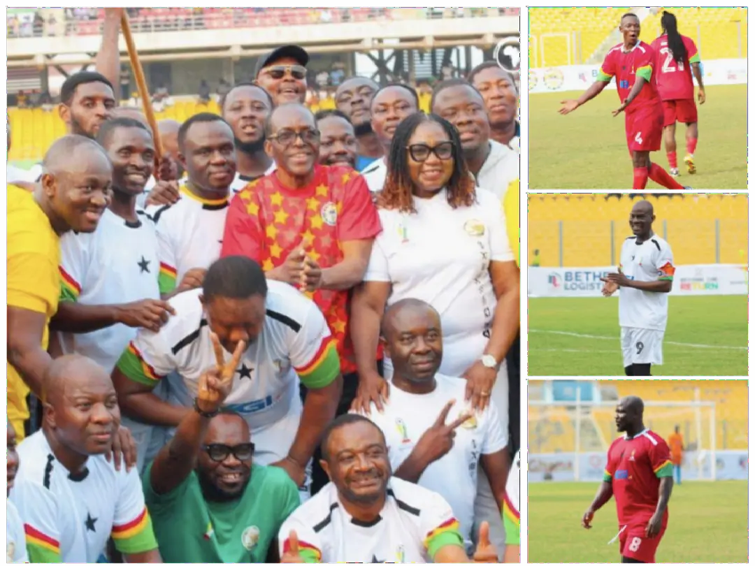 Ghanaian MPs Beat Ex-Black Stars Players 3-1 at Accra Sports Stadium ...