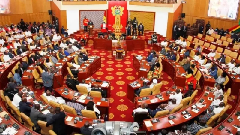 Ghanaian Parliament’s Security Measures for Safety on Tuesday, October 22  