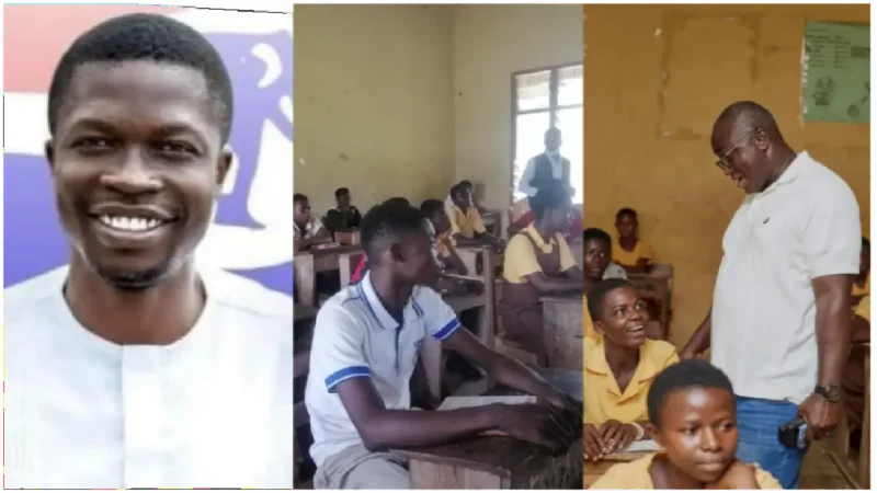 Kumawu MP and DCE Visit Schools in their Constituency During 2024 BECE Mock Examination