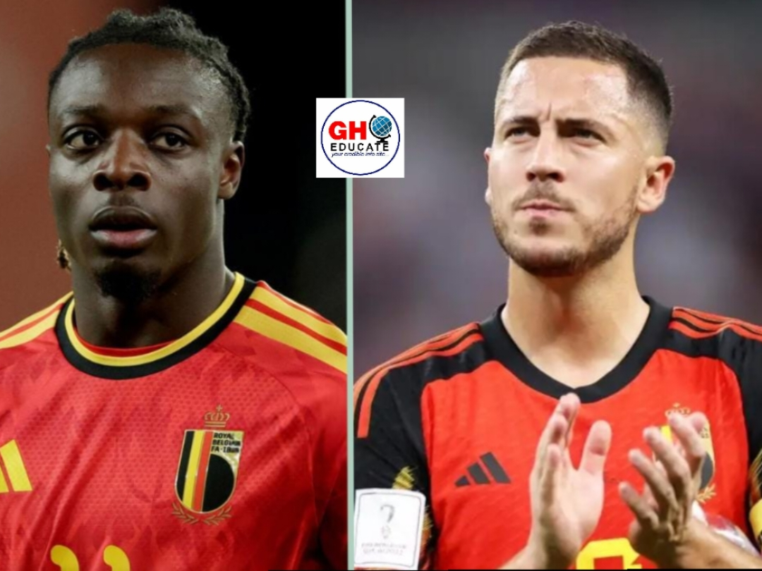 JEREMY DOKU AND EDEN HAZARD