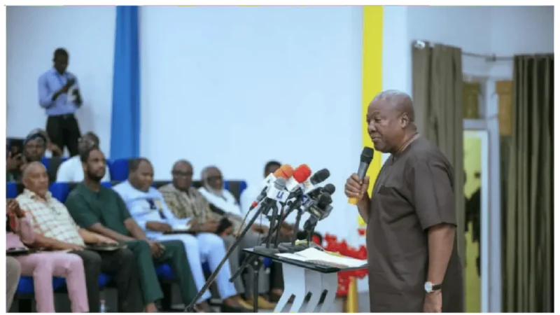 Ghana is blessed with Abundant Natural Resources but Faces Devastating Effects of illegal mining: John Mahama