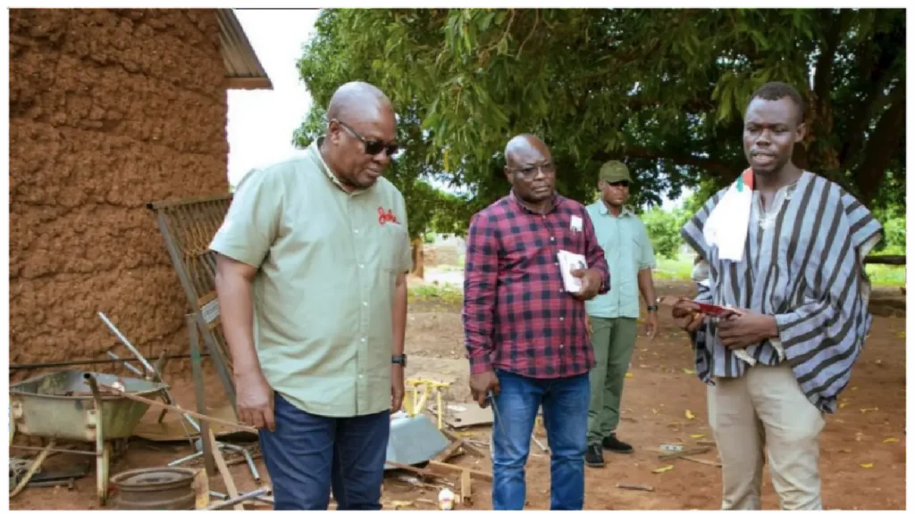 Picture John Mahama at Sawla