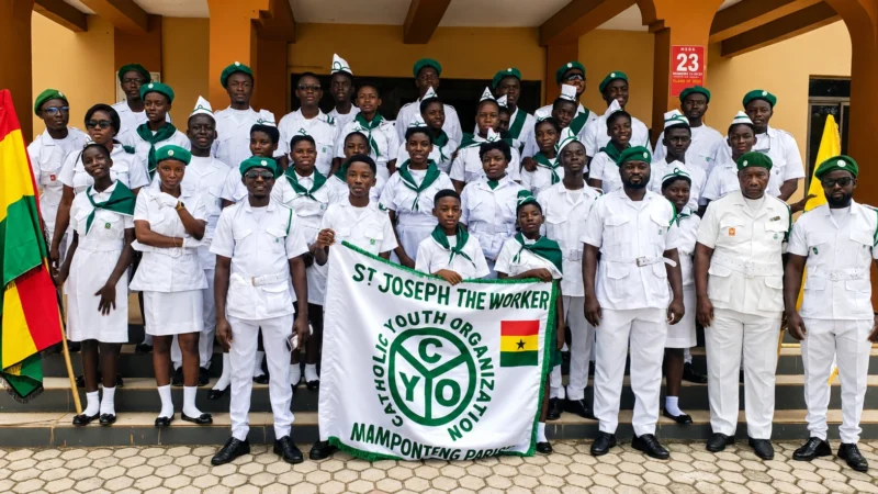 Konongo-Mampong Diocesan CYO Initiates 42 New Crusaders at Mamponteng Unit Ahead of 30th Anniversary Celebration