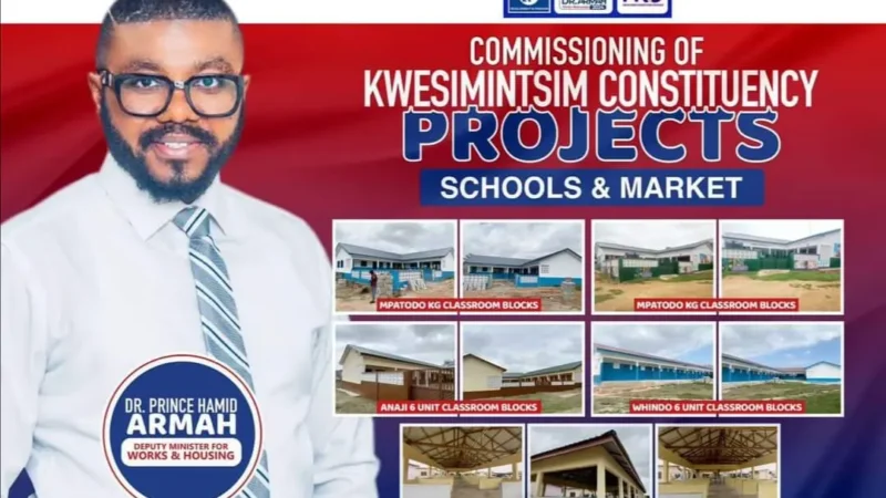 Government to Commission Key Projects Under the HEAL Kwesimintsim Program