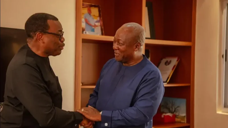 Mahama Shares One of His Major Activities on His First Day in Office as President