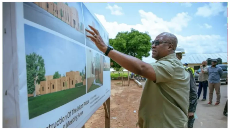 John Mahama’s Jakpa Palace Residence and Meeting Area Project in Damongo: Get the Latest Updates!