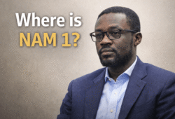 Nana Appiah Mensah (NAM 1) in court during his ongoing trial in Accra, Ghana.