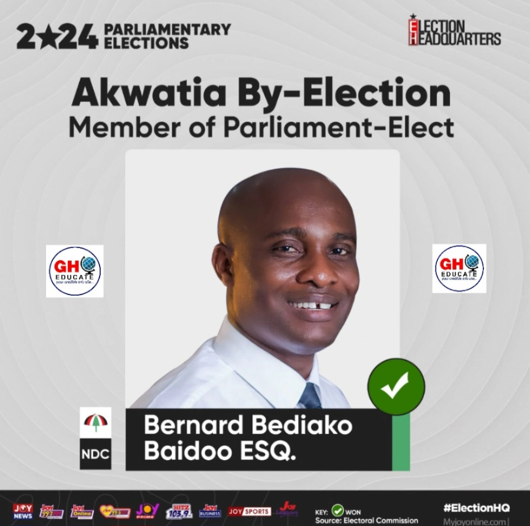NDC WINS AKWATIA BY ELECTION