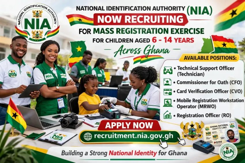 NIA Recruitment Ghana