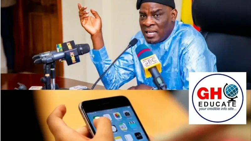 The Education Minister, Haruna Iddrisu Orders Strict Enforcement of School Phone Ban