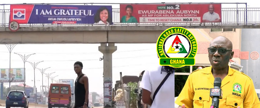 NRSA gives 21 days to remove billboards on Accra Flyovers and Overpasses