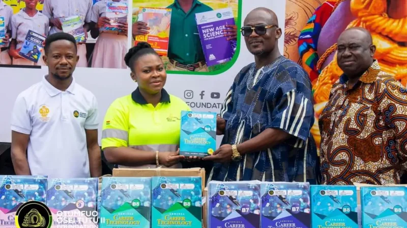 Picture on Otumfuo Osei Tutu II Foundation Donation of Career Tech Materials to schools