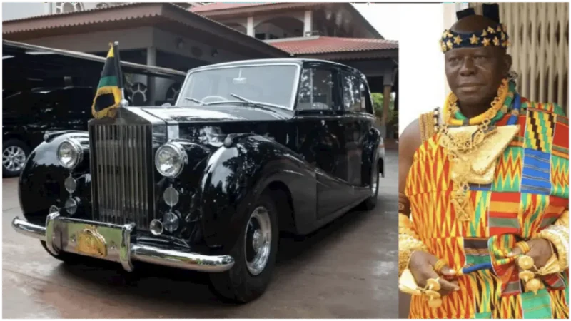 Otumfuo’s Rolls-Royce Phantom, a symbol of Asante heritage